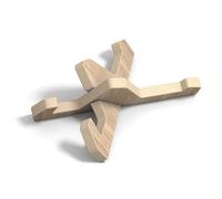 Montaggio della parete da skateboard - rastrelliere in legno da 26,5 cm, scaffali di skateboard in legno stabili, per ponte verticale, scaffale forte | Porta di snowboard per interni per la s