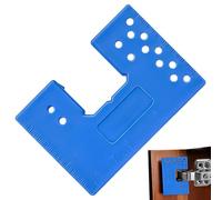 Montaggio della porta - lega di alluminio, strumento di montaggio magnetico per armadi, allineamento preciso delle cerniere, segno centrato e forte magnete per lavori in legno, ristrutturazione