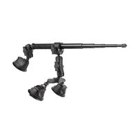 Montaggio facile da installare sul tetto dell'automobile della macchina fotografica con 3 ventose, estensione da 1,2 m, vista in terza persona per avventurieri supporto sul tetto dell'automobile