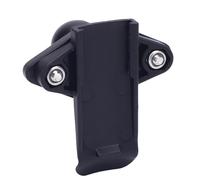 Montaggio GPS Motociclistico, Supporto per Manubrio in Nylon Porta Spina Dorsale con Sfera 1 Pollice, Compatibile con Alpha 100, Series, Etrex Series, Black (Kit clip