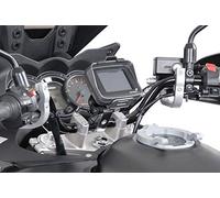 Montaggio GPS SW-Motech con morsetto del manubrio - Per manubrio da 28 mm. Smorzato a vibrazioni. Argento., argento