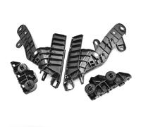Montaggio Guida Paraurti Compatibile Con Nissan Per Altima 2013 2014 2015 4 Pcs Paraurti Nero Per Staffa Fermo Anteriore Sinistro E Destro