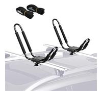 Montaggio Kayak per tetto auto - Pacchetto di Kayak Pack Pack, operatore del tetto universale | Porta sci robusto, deposito esterno all'aperto, supporto attrezzatura multi-Sport per tavole a
