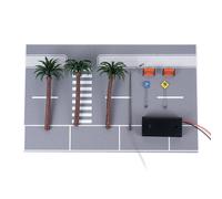 Montaggio Livello Hobby per questo realistico modello parcheggio illuminato a LE