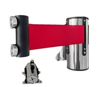Montaggio magnetico a parete - Cintura isolante in acciaio inox, magnete per ringhiere, aspirazione magnetica | Installazione gratuita con cinghia retrattile, adatta per supermercati, mostre, musei