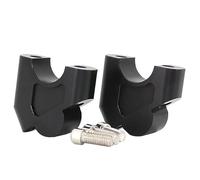 Montaggio Montante Compatibile Con Per Cb500x 2020 28mm Manubrio Moto Riser Per Altezza Si Sposta All'indietro Kit Morsetto Adattatore(Black)