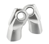 Montaggio Montante Compatibile Con Triumph Per Rocket 3R 2019-2024 22mm Moto Manubrio Riser Mount Morsetto Spacer Kit Di Sollevamento(Silver)