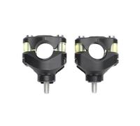 Montaggio Montante Manubrio Per Adv 1190 ADV 1290 Per Super Per Adventure Riser Manubrio Da 28 Mm Barra Di Montaggio Ammortizzatore Manubrio Progressivo Regolabile Rialzo Moto(Black)