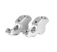 Montaggio Montante Manubrio Per BMW K 1600 B GA K1600B K1600GA K1600 B Per Grand Per America Adattatore Prolunga Manubrio 28mm Morsetto Riser Manubrio Moto Rialzo Moto(Silver)