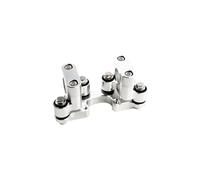 Montaggio Montante Manubrio Per CFMOTO CF MOTO 800MT MT800 MT 800 MT 2024 Accessori Manubrio Ammortizzatore Rialzo Arretrato Manubrio Riser Morsetto Rialzo Moto(Silver(AB))