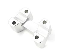 Montaggio Montante Manubrio Per Ducati Per Monster 659 Per Monster 696 Per Monster 795 Per Monster 1100 2009-2016 Distanziale Riser Manubrio 1,5" Morsetto Riser Manubrio CNC Rialzo Moto(Silver)