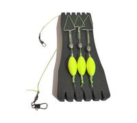 Montaggio per la pesca alla carpa, gancio curvo ad ardillon per carpa, kit regolabile in acciaio inossidabile per acqua dolce e salata pesca in fiume attività di pesca all'aperto