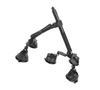 Montaggio rapido a ventosa per tetto auto con pali da 1,1 m per action camera vista terza persona supporto a ventosa per tetto auto