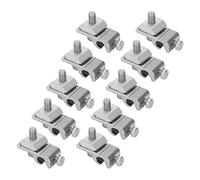 Montaggio Solare Clamp/Holder di Messa a Terra, 10 PCS Installazione di Morsetti di Montaggio del Pannello Solare Viti in Acciaio Inossidabile Protezione per Tuoni per Supporti per Tetto