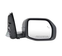 Montaggio Specchio Specchietto Retrovisore A 5 Pin Per Ford Per Bronco Per Sport 2020-2025 Luce Cieca Pieghevole Manuale Nera Testurizzata(R)