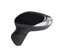 Montaggio Specchio Specchietto Retrovisore Sinistro Destro Per Ford Per Fiesta 2009-2017 MK7 MK8 2008-2012 Automatico Spia Luminosa Pieghevole Manuale(Black Left Side)