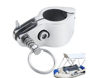 Montaggio su binario cerniera Bimini, Hardware di montaggio Bimini | Montaggio su binario cerniera per, Coperchio laterale in acciaio inossidabile 316, Morsetto a ganascia con perno di rilascio