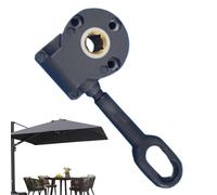 Montaggio tenda da sole - 17,5 cm in lega di alluminio, di supporto regolabile per terrazze, forte supporto | resistente alla ruggine per il giardino del patio Balcony