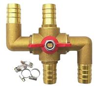 Montaggio valvola a sfera da 5/8 pollici del riscaldatore dell'automobile, controllo del rame del condizionamento d'aria con il commutatore, solido automobilistico 4.6 X 4.3 X 2.4 in valvola