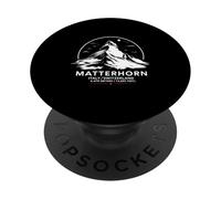 Montagna Cervino Italia Svizzera Alpinismo PopSockets PopGrip Adesivo