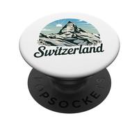 Montagna Cervino Svizzera Turistica Svizzera Regalo PopSockets PopGrip Adesivo