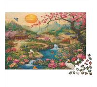 Montagna cinese Puzzles 1000 Pezzi In Vista paradiso Incastro Perfetto, Un Gioco Di Puzzle Per Enigma Per Lo Stress Relief, Ideale Per Per La Decompressione E La Decora