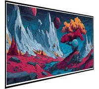 Montagna Diamond Painting Kit Completo, Diamond Painting Albero Della Vita Pittura Diamante Adulti DIY 5D Piazza Diamantini Crystal Art Kit, Passatempo per Adulti, Decorazione Casa 100x235cm w-4077