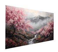 Montagna Diamond Painting Kit Completo, Diamond Painting Albero, Diamante Dipingere con i Numeri Adulti 40 x 80CM, Kit Punto Croce Diamantini Crystal Art Pittura Con Numeri, Decorazioni Casa JXL-10383