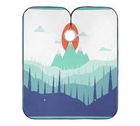 Montagna E Boschetto Taglio Di Capelli Mantello Lavabile Barber Cape Impermeabile Grembiule Da Parrucchiere Per Barbieri Uomini Bambini 140X168Cm