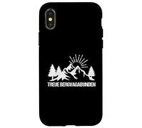 Montagna escursionismo alpinista motivo all'aperto fedeltà vagabondi di montagna Custodia per iPhone X/XS