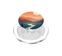 Montagna Estetica Paesaggio Astratto All' PopSockets PopGrip per MagSafe