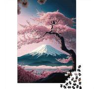 Montagna in fiore Puzzle Primavera 1000 Tessere Cartone Resistente Da 14 Anni, Difficile Educativo, Idea Regalo Natale Premium Attività Famigliare 70x50cm/1000pcs