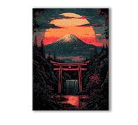 Montagna innevata Dipingi con i Numeri Adulti Paesaggio Paint by Numbers, Colorare con i Numeri Adulti con Telaio, Kit di Pittura Acrilica Fai da Te per Principianti, Decora la Casa 60x90cm 0R-795