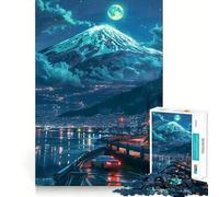Montagna Notturna - Puzzle da 1000 pezzi per ragazzi, gioco stimolante per la mente, facile da assemblare, regalo elegante (50x75cm)