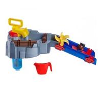 AquaPlay Sploshy Mountain giocattolo per vasca da bagno, giocattolo acquatico per bambini dai 1,5 anni in su, con pompa, serbatoio e barca, con ventose per vasca da bagno e Co.
