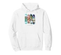 Montagne, alci e Laghi del Canada - Vacanze Canada Felpa con Cappuccio