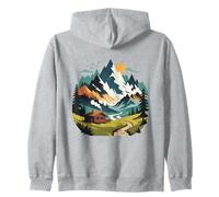 Montagne Foresta Natura Paesaggio Felpa con Cappuccio