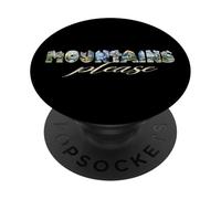 Montagne Per favore Natura Scenic Escursionismo Avventura PopSockets PopGrip Adesivo