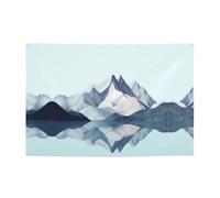 Montagne riflesse Stampa banner per le vacanze e fondali da appendere - decora facilmente la scena della tua festa