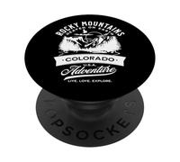 Montagne Rocciose Colorado Cielo sulla Terra Design PopSockets PopGrip Adesivo