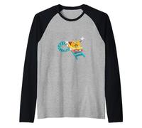 Montagne Russe Bitcoin Moneta Blockchain Crypto Regalo Maglia con Maniche Raglan