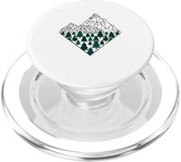 Montagne Trekking Escursionista Camper Natura Regalo PopSockets PopGrip per MagSafe