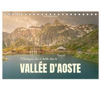 Montagnes, lacs et chalets dans la vallée d'Aoste (Calendrier de bureau 2027 DIN A5 vertical), CALVENDO calendrier mensuel: De nombreuses nuances de vert