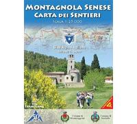 Montagnola senese 1:25.000. Carta dei sentieri. Club Alpino Italiano Sezione di Siena
