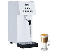 Montalatte a vapore professionale, montalatte elettrico da 2500 W, macchina per schiumare con capacità di 6 litri, riscaldamento rapido, per bar e caffetterie