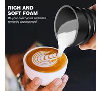 Montalatte automatico 4 in1 elettrico, capacità 600 ml Montalatte caldo ed elettricoSchiumatore rotativo automatico per caffèCappuccino Latte