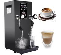 Montalatte, bollitore elettrico e per acqua commerciale, acciaio inossidabile 304 con display a LED, impermeabile IPX3, ideale per bar e caffetterie