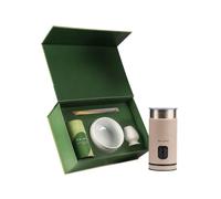 Montalatte CHiATO milkPLAY e set per tè matcha Zen Pure White