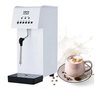 Montalatte, commerciale e a vapore, bollitore elettrico per bubble tea, schiumatore per caffè espresso, serbatoio in acciaio inossidabile da 6 litri, getto di vapore a 360°, 5 preimpostazion