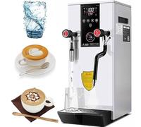 Montalatte, commerciale, macchina per schiumare il latte a vapore elettrico in acciaio inossidabile da 2500 W, macchina per bollire l'acqua a vapore, macchina per caffè per ristoranti, negoz